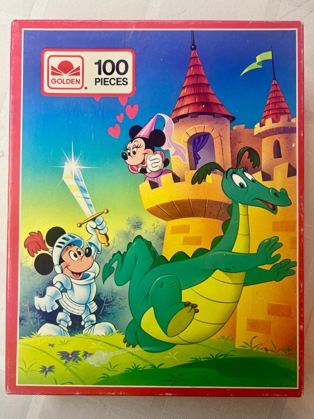Vintage Disney Mickey and Minnie puzzle - 100 pieces